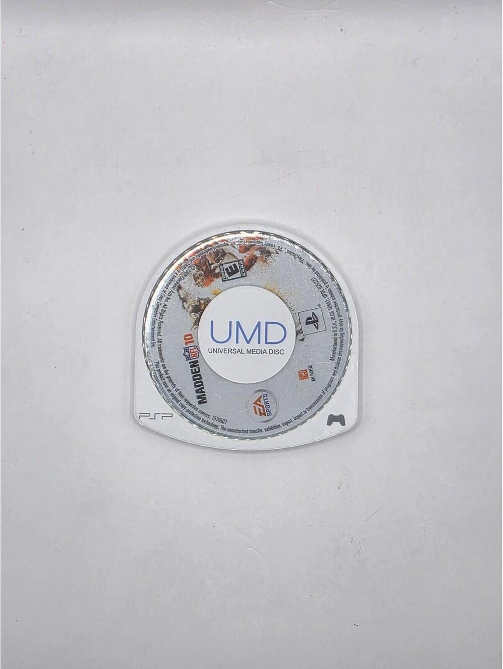 MADDEN NFL 10 For Sony PSP - Clean Disc